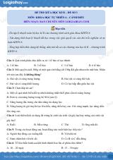 Đề thi giữa kì 2 KHTN 6 Cánh diều - Đề số 3